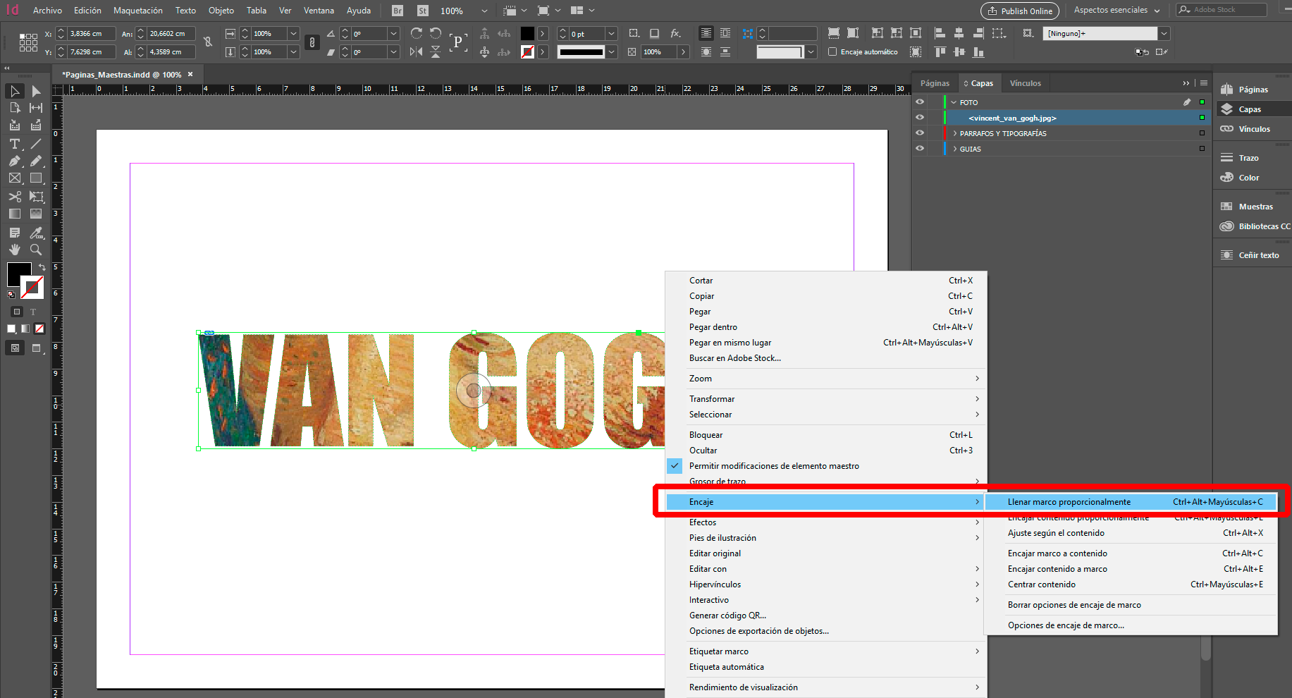 Creaci N De Efectos Tipogr Ficos En Adobe Indesign Cc Parte